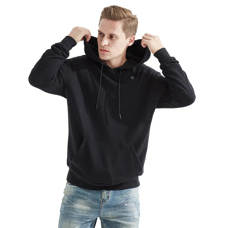 Glowy Hoodie in Black