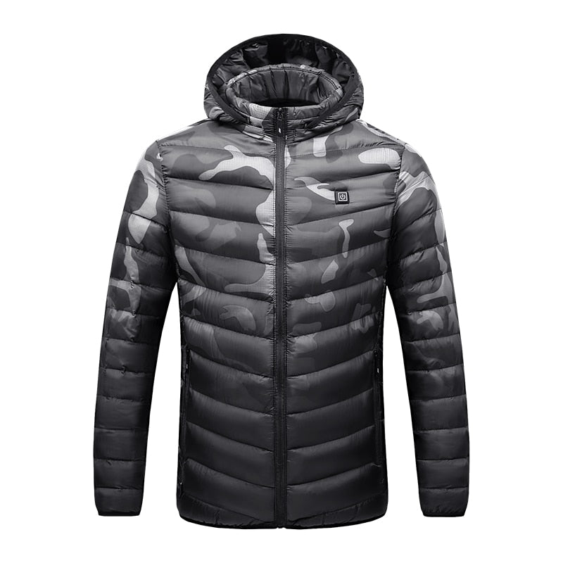RADIATOR - Heated Jacket in Black Camouflage