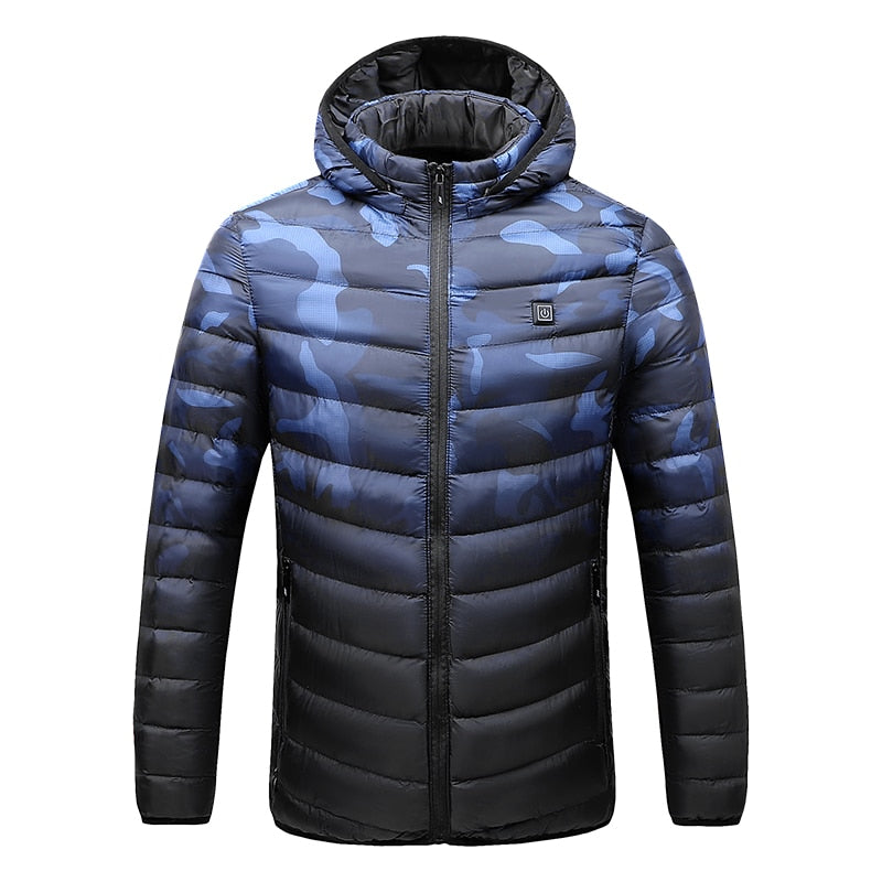 RADIATOR - Heated Jacket in Blue Camouflage