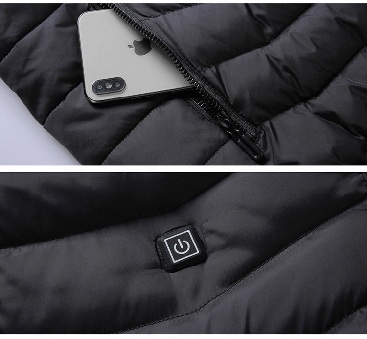 SPARKY - Heated jacket in black