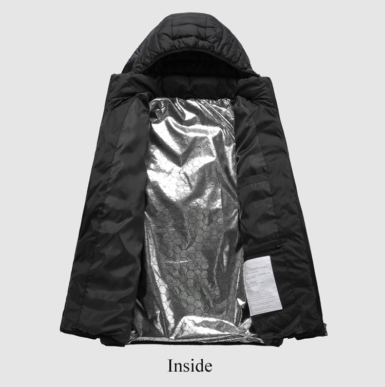 SPARKY - Heated jacket in black, inside